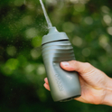 Keego drinking bottle plastic titanium 0.5L gravel green